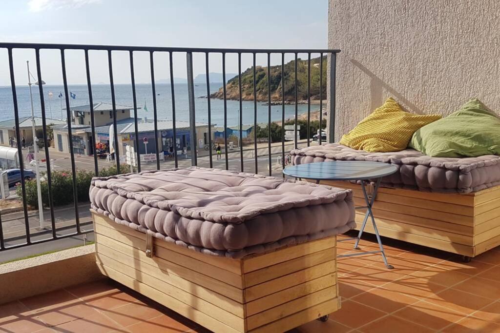 T2 Magnifique Vue Mer Panoramique Six-Fours-les-Plages Eksteriør billede
